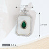 Women's Geometric Diamondencrusted White Shell Abalone Shell Necklace Pendant Jewelry Accessories Electroplated Simple Style
