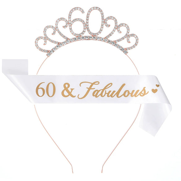 Women's Geometric Diecast Crown Headband And Shoulder Strap Etiquette Belt Set With Electroplating Treatment