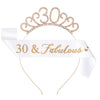 Women's Geometric Diecast Crown Headband And Shoulder Strap Etiquette Belt Set With Electroplating Treatment