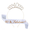Women's Geometric Diecast Crown Headband And Shoulder Strap Etiquette Belt Set With Electroplating Treatment