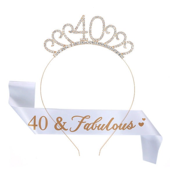 Women's Geometric Diecast Crown Headband And Shoulder Strap Etiquette Belt Set With Electroplating Treatment