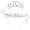 Women's Geometric Diecast Crown Headband And Shoulder Strap Etiquette Belt Set With Electroplating Treatment