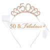 Women's Geometric Diecast Crown Headband And Shoulder Strap Etiquette Belt Set With Electroplating Treatment
