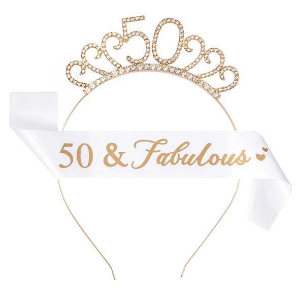 Women's Geometric Diecast Crown Headband And Shoulder Strap Etiquette Belt Set With Electroplating Treatment