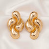 Women's Geometric Drop Earrings In Electroplated Iron Alloy With Stainless Steel Posts Minimalist Statement Ear Accessories