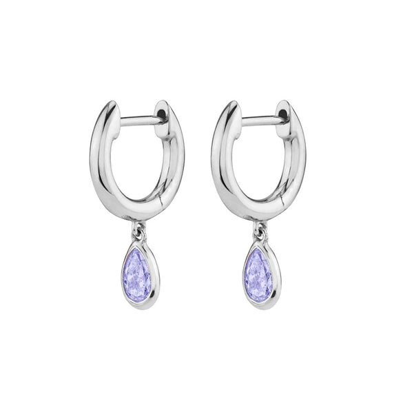 Women's Geometric Dropshaped Copper Plated With Real Gold Zircon Earrings