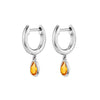 Women's Geometric Dropshaped Copper Plated With Real Gold Zircon Earrings