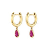 Women's Geometric Dropshaped Copper Plated With Real Gold Zircon Earrings