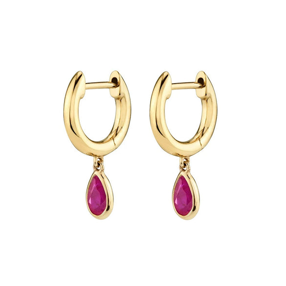 Women's Geometric Dropshaped Copper Plated With Real Gold Zircon Earrings