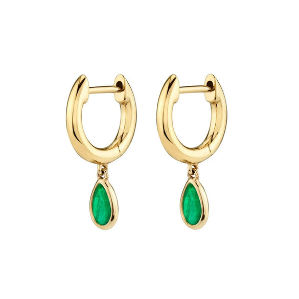 Women's Geometric Dropshaped Copper Plated With Real Gold Zircon Earrings