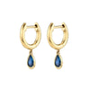 Women's Geometric Dropshaped Copper Plated With Real Gold Zircon Earrings