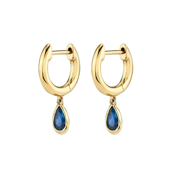 Women's Geometric Dropshaped Copper Plated With Real Gold Zircon Earrings