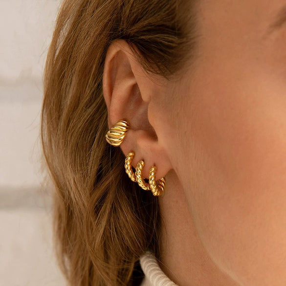 Women's Geometric Ear Clip Earrings