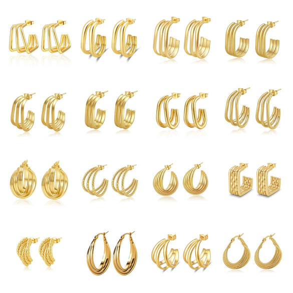 Women's Geometric Exaggerated Hemisphere Round Titanium Steel Polish Earrings