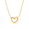 Women's Geometric Fashion 316L Stainless Steel Clavicle Necklace 18K Real Gold Plated