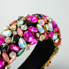 Women's Geometric Flannel Rhinestone Diamond Inlaid Headband