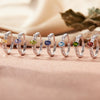 Women's Geometric Gem Set S925 Sterling Silver Ring