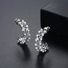 Women's Geometric Glass Bead Earrings With Electroplated Copper Design Elegant Fashion Jewelry