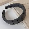 Women's Geometric Handmade Cloth Widebrimmed Bow Style Hair Band