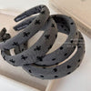 Women's Geometric Handmade Cloth Widebrimmed Bow Style Hair Band