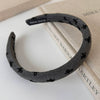 Women's Geometric Handmade Cloth Widebrimmed Bow Style Hair Band