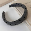Women's Geometric Handmade Cloth Widebrimmed Bow Style Hair Band
