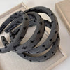 Women's Geometric Handmade Cloth Widebrimmed Bow Style Hair Band
