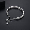 Women's Geometric Hollow Heart Bracelet With Zircon Details Electroplated Copper Simple Fashion Jewelry
