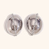 Women's Geometric Hollow Statement Earrings In Stainless Steel Exaggerated Versatile Fashion Jewelry