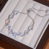 Women's Geometric Imitation Pearl Bracelet With Zircon Accents Electroplated Niche Light Luxury Jewelry