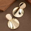 Women's Geometric Metal Earrings With Real Goldplated Finish Minimalist Light Luxury Fashion Jewelry