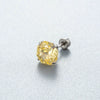 Women's Geometric Metal Titanium Steel Zircon Earrings