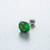 Women's Geometric Metal Titanium Steel Zircon Earrings
