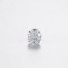 Women's Geometric Metal Zircon Earrings With Titanium Steel Screws And Rosecut Treatment