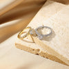 Women's Geometric Opening Ring Copper Stainless Steel Electroplating