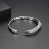 Women's Geometric Oval Zircon Bracelet Electroplated Copper Statement Jewelry Wholesale