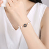 Women's Geometric Pearl And Zircon Beaded Bracelet Copper Fashion Jewelry For Wholesale