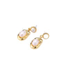 Women's Geometric Pearl Earrings In Gold Plated Copper Minimalist Fashion Jewelry For Wholesale
