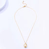 Women's Geometric Pearl Earrings In Gold Plated Copper Minimalist Fashion Jewelry For Wholesale