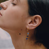 Women's Geometric Plated Stainless Steel Tassel Earrings Elegant Sparkling Statement Jewelry For Wholesale