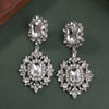 Women's Geometric Rhinestone Alloy Earrings Vintage Fashion Statement Jewelry For Everyday Wear And Bridal Occasions