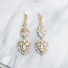 Women's Geometric Rhinestone Alloy Earrings Vintage Fashion Statement Jewelry For Everyday Wear And Bridal Occasions