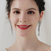 Women's Geometric Rhinestone Alloy Earrings Vintage Fashion Statement Jewelry For Everyday Wear And Bridal Occasions