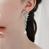 Women's Geometric Rhinestone Alloy Earrings Vintage Fashion Statement Jewelry For Everyday Wear And Bridal Occasions