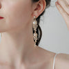 Women's Geometric Rhinestone Alloy Earrings Vintage Fashion Statement Jewelry For Everyday Wear And Bridal Occasions
