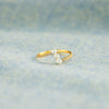 Women's Geometric S925 Sterling Silver Ring With Electroplating Treatment