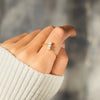 Women's Geometric S925 Sterling Silver Ring With Electroplating Treatment