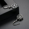Women's Geometric Spherical Zircon Ear Hook Earrings In Electroplated Copper Single Row Black Fashion Jewelry