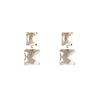 Women's Geometric Square Artificial Crystal Earrings Electroplated Fashion Statement Earrings