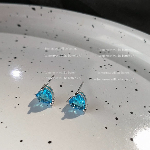 Women's Geometric Square Artificial Crystal Earrings Electroplated Fashion Statement Earrings